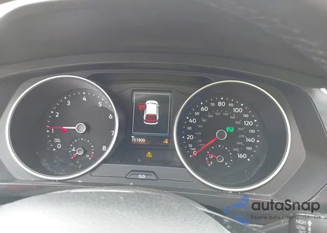 2018 Volkswagen Tiguan 2.0T Se/2.0T Sel из США, поврежденный, VIN 3VV3B7AX4JM028007